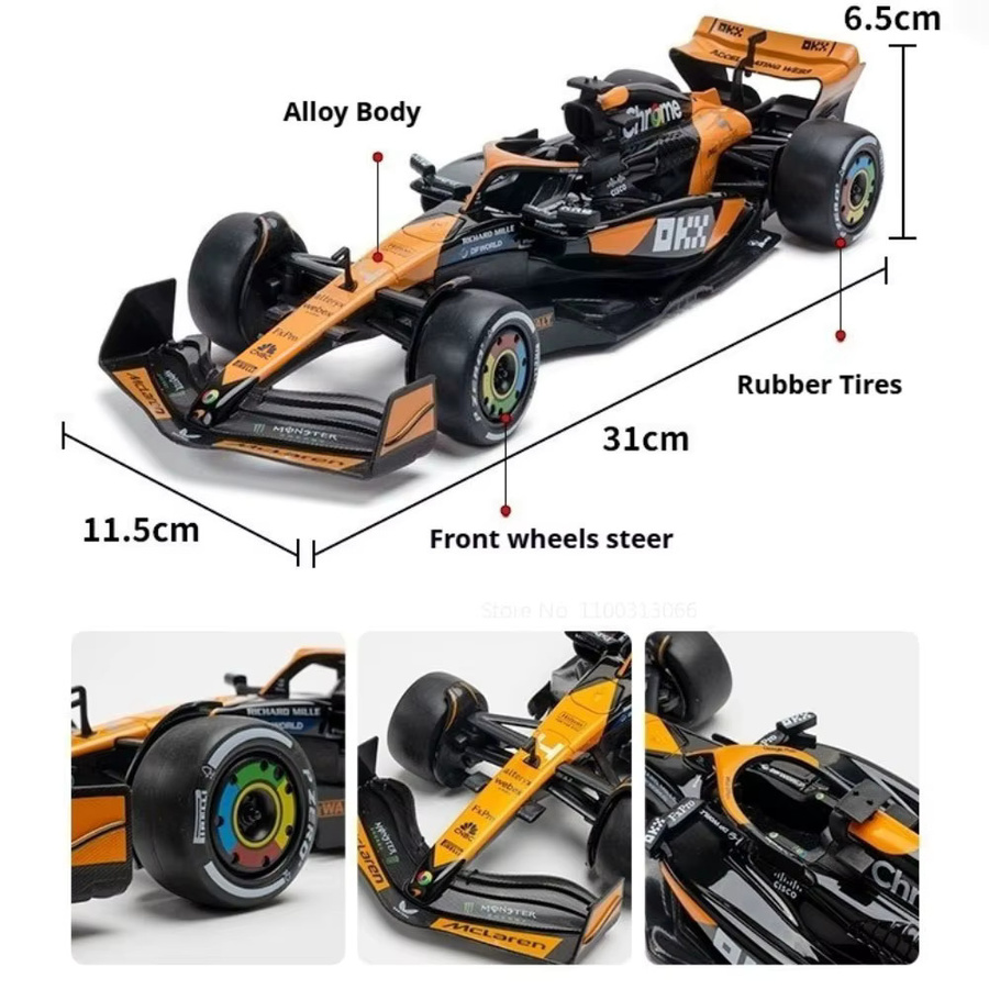 MAKEDA Legierungsmodelle Divo Valkyrie 750S, Miniaturauto, 1:18, Metall, Orange - Bild 2