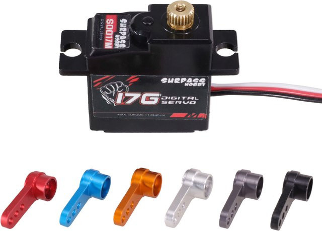 SURPASS Hobby S0017M Digital-Servo, Metall, Schwarz - Bild 1
