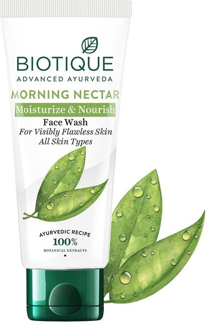 Biotique Morning Nectar Gesichtsreiniger Gel, 150 ml, Kurkuma & Neem - Bild 1