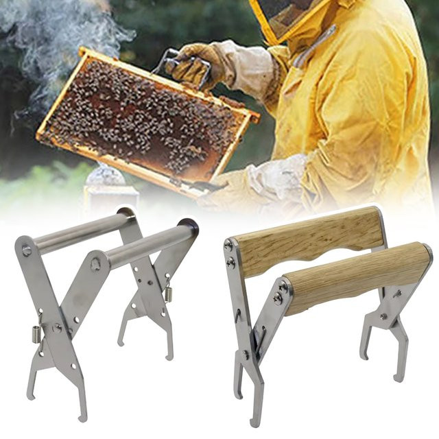 Edelstahl Bienenstock Rahmen Clips und Heber für die Bienenzucht in Silber - Bild 1