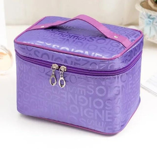 QUXIO Make-up Tasche, braun, Damen - Bild 1