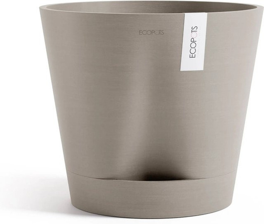 Ecopots Pflanztopf Venice runder Blumentopf Braungrau B: 40 cm, T: 35 cm, H: 40 cm
