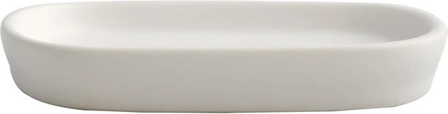 MSV Seifenschale Maonie aus Keramik in Weiß Matt, B/T/H: 13,9 x 9 x 2,4 cm - Bild 1