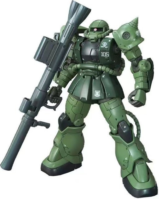 Yiran toy 1 Zaku Hg 1/144 Modellbausatz Actionfiguren grün - Bild 1