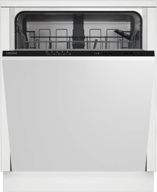 Mican Einbaugeschirrspüler GSV60D in Edelstahloptik, B/H/T: 59,8 x 82 x 55 cm - Bild 1