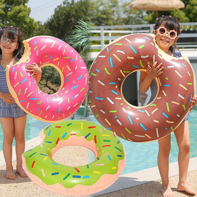 TONGHUANIU Schwimmring, Donut-Form, Bunt / Mehrfarbig - Bild 1