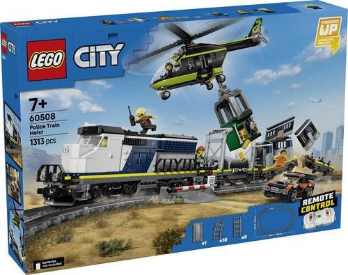 Lego City Überfall auf den Polizeizug Konstruktionsspielzeug ab 7 Jahren