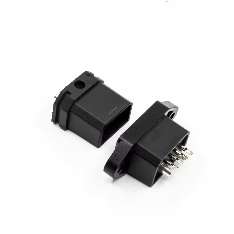 DIVEDEER 6Pin Entladung Stecker Set Männlich und Weiblich für elektrische Fahrzeuge in Schwarz - Bild 2
