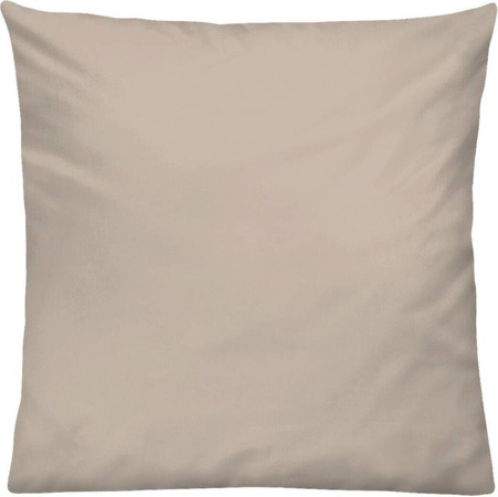 Pocoline Kissenbezug Jersey aus Baumwolle in Beige mit verdecktem Reißverschluss, B/L: 80 x 80 cm