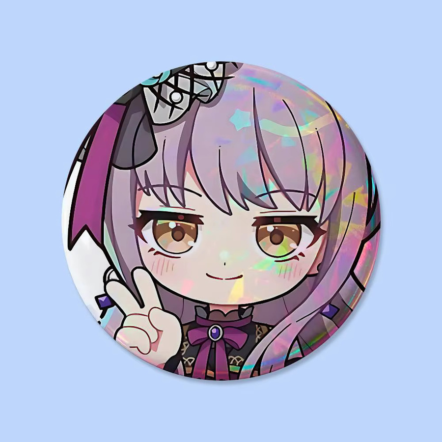 B-Bang Dream Ave Mujica Cartoon-Anstecker, Runde Cosplay-Pins - Bild 4