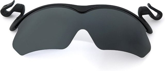 Sportsonnenbrille, Vollrand, Kunststoff, gray - Bild 1