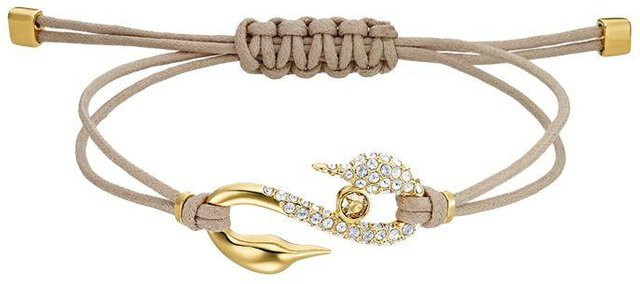 Swarovski Armband, Vergoldet, Kristall, Damen, Grau Braun - Bild 1