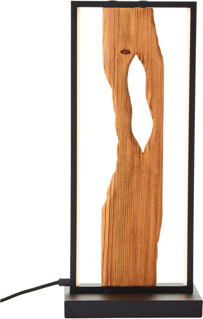 Brilliant Chaumont LED-Tischleuchte in Schwarz und Holz mit 10 W und 3000 K - Bild 1