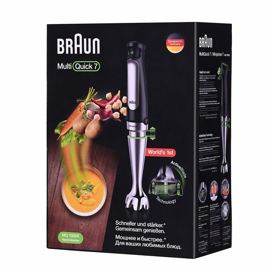 Braun MultiQuick 7 Stabmixer MQ 7000X in Schwarz - Bild 4