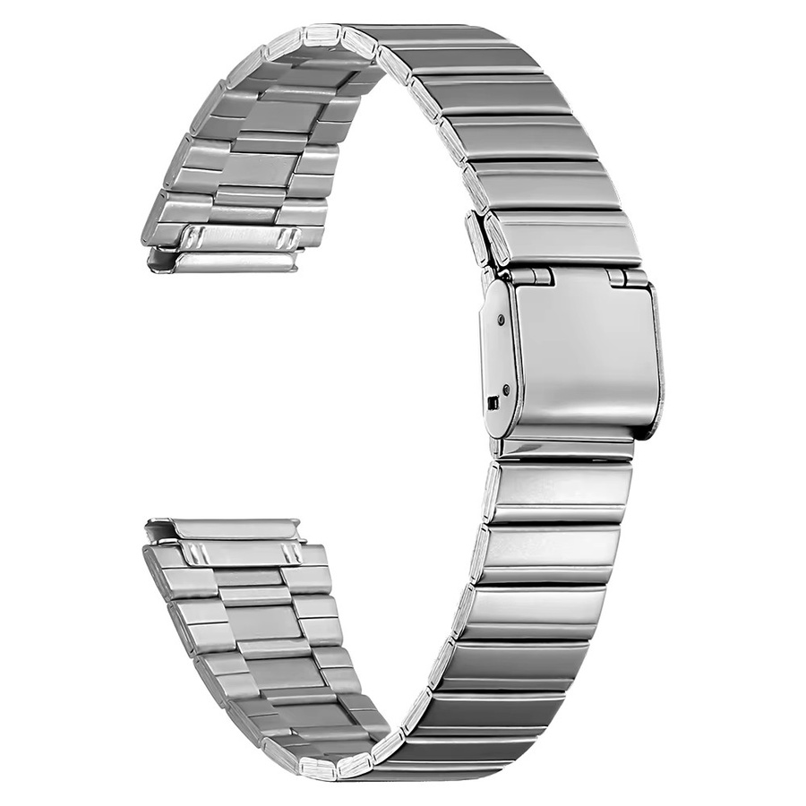 CASIO Uhrenarmband Edelstahl, Silber, 18 mm, Unisex - Bild 5