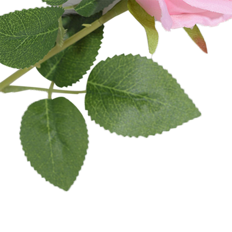 Tooarts Künstliche Rosen aus Seide als dekorative Blumen in Rosa und Rot für dein Zuhause oder Hochzeiten - Bild 5