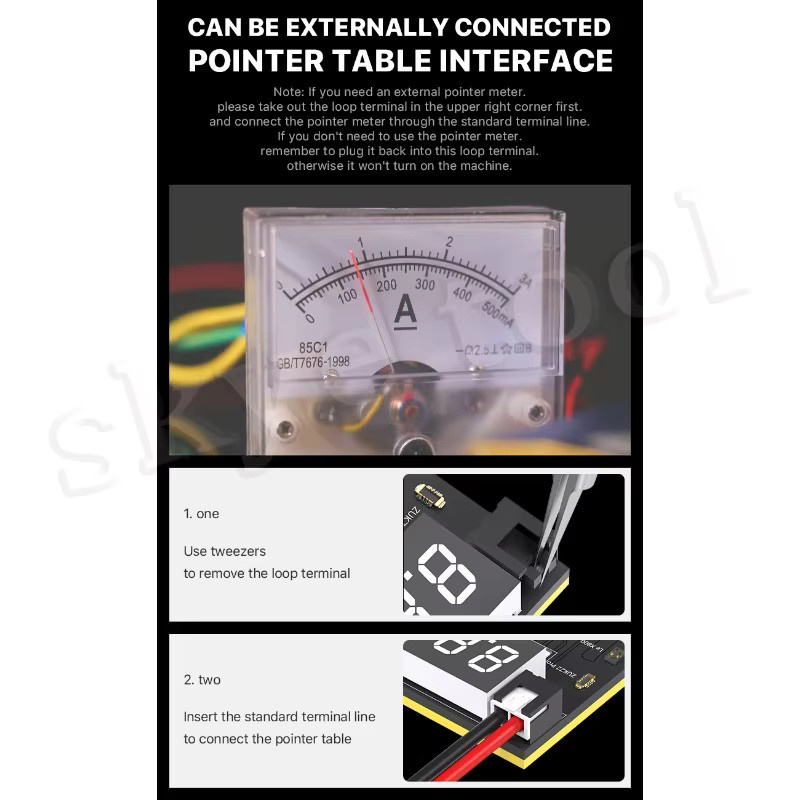Mechaniker Max28 Batterie Ein-Klick-Aktivierungserkennungsplatine für iPhone 6 bis 16 Pro Max, Ladetester und Schaltkreisinspektion zur Reparatur, Schwarz - Bild 4