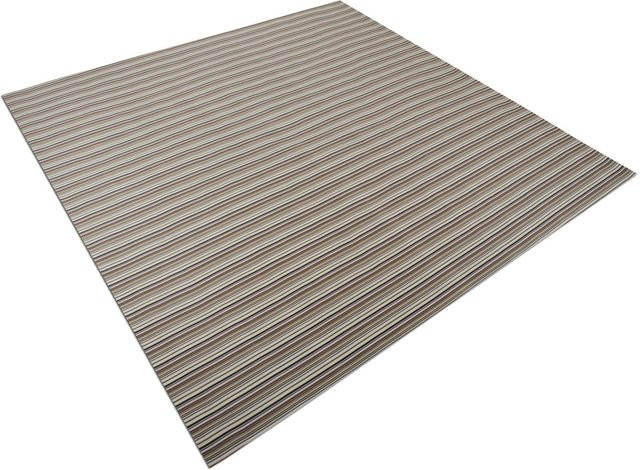 Karat Vinyl-Läufer Asti in Beige mit Streifenmuster für Flur, Garten und Terrasse - Bild 1