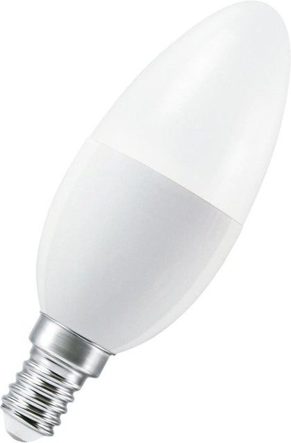Ledvance Smarte WiFi LED-Lampe Kerzenform, E14, 5W ersetzt 40W, Warmweiß, dimmbar, Weiß - Bild 1