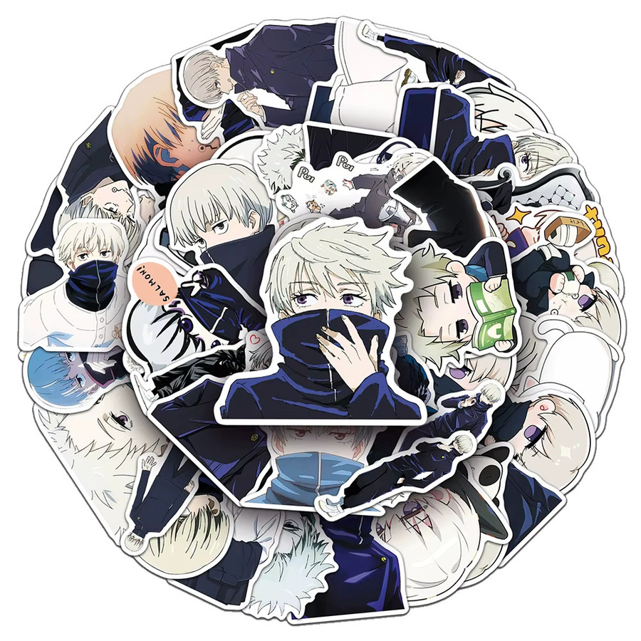 Bandai Jujutsu Kaisen Aufkleber, Manga Charakter, Bunt / Mehrfarbig - Bild 3