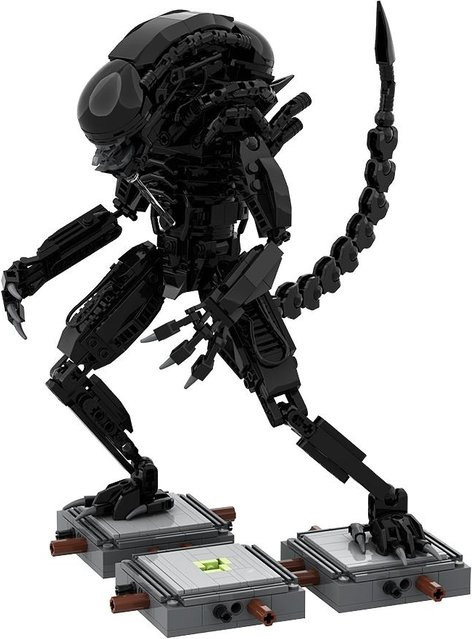 Yiran toy Alien Xenomorph Monster Roboter Zusammenbau 603-teiliges Set - Bild 1