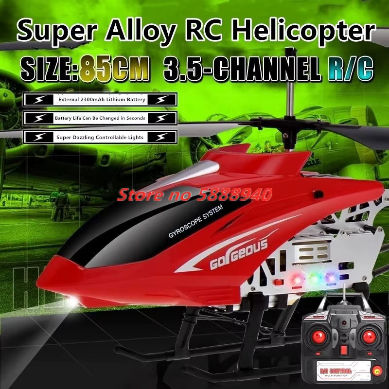 Tccicadas RC-Helikopter, ferngesteuerte Flugzeuge, mit LED-Beleuchtung - Bild 2