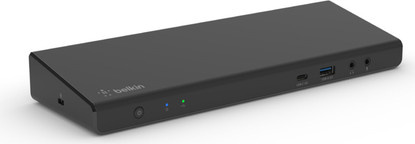 Belkin CONNECT Universal USB-C Triple Display Dockingstation in Schwarz mit 3 x HDMI, 2 x DP, 1GbE und 4K UHD Unterstützung - Bild 1