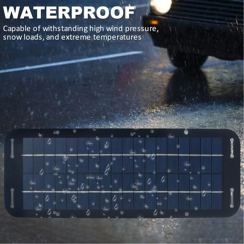 12V Solarpanel Kit IP65 Wasserdichtes Solar-Erhaltungsladegerät in Blau für das Auto - Bild 4