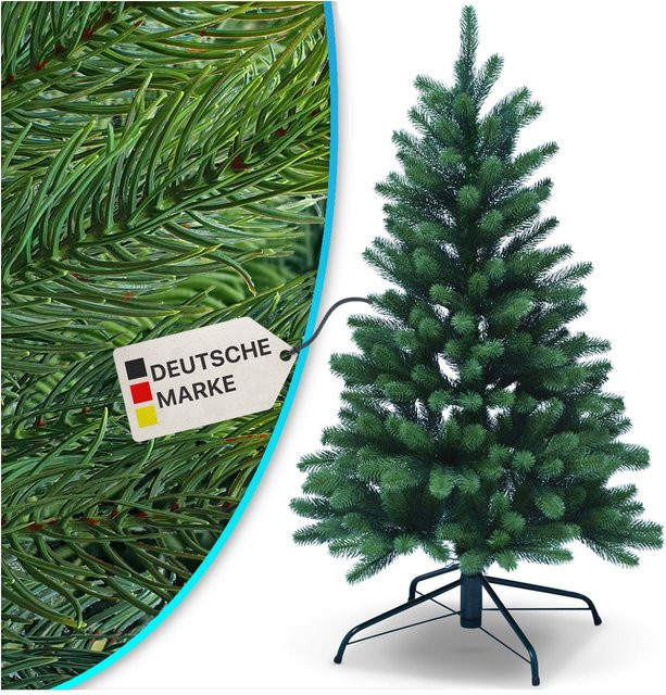 NYVI Xmas Premium Künstlicher Weihnachtsbaum aus Voll-PE in Grün, Höhe: 120 cm - Bild 1