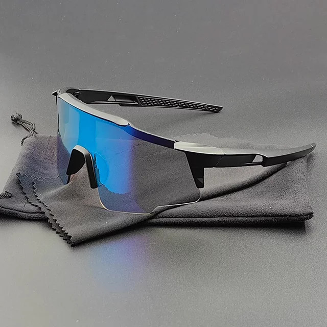 RUIGREAT Sportsonnenbrille Kinder, Vollrand, Schwarz, Kunststoff - Bild 1