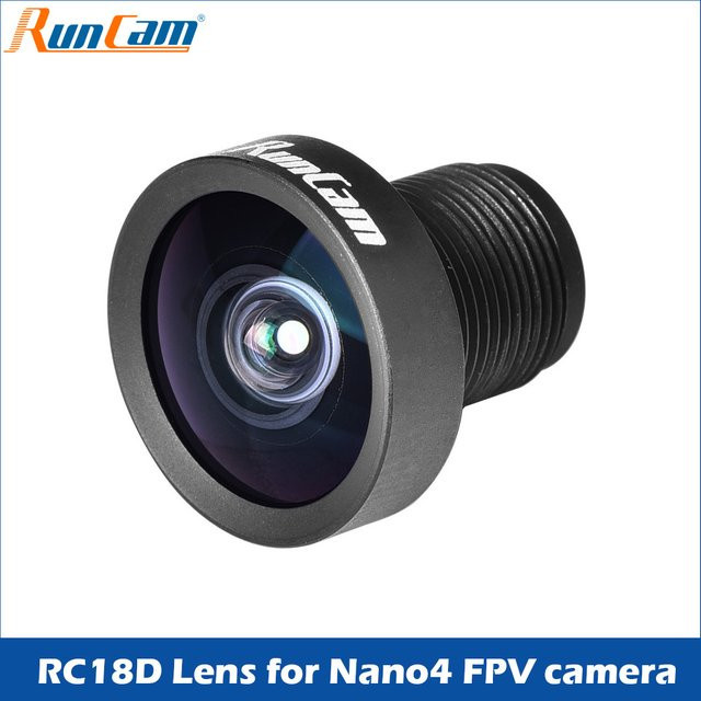 RunCam RC18D Objektiv für Racer Nano4 FPV-Kamera in Schwarz - Bild 1