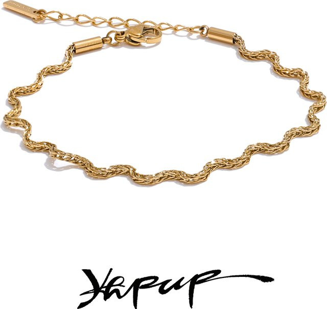 Yhpup Armband, Edelstahl, Gold, Damen - Bild 1