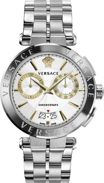 Versace Chronograph, Quarz, Edelstahl, 45 mm, Herren - Bild 1