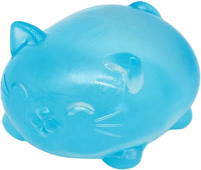 Coole Katzen Squishy Katze Stressball, Glitzer Durchsichtig, Fidget Spielzeug - Bild 1
