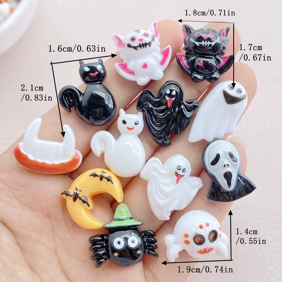 30 Stücke Harz Halloween Schmuck Zubehör - Bild 2