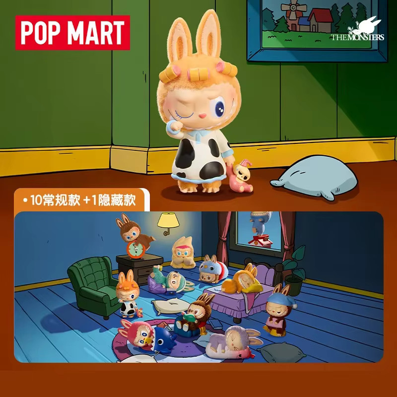 POP MART LABUBU THE MONSTERS 1:00 A.M. Serie, Blind Box, Spielzeug Puppe - Bild 1