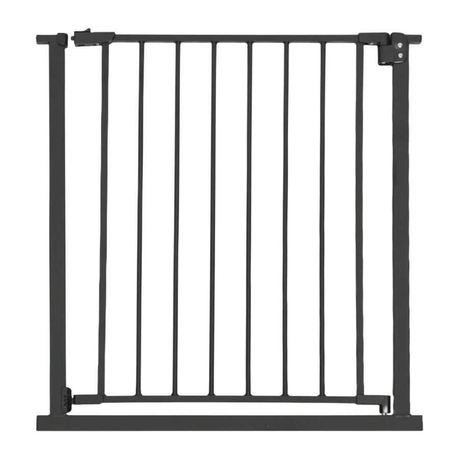 Relaxdays Treppenschutzgitter aus Eisen und Kunststoff, Schwarz, klemmbar, Breite: 75 bis 80 cm - Bild 2