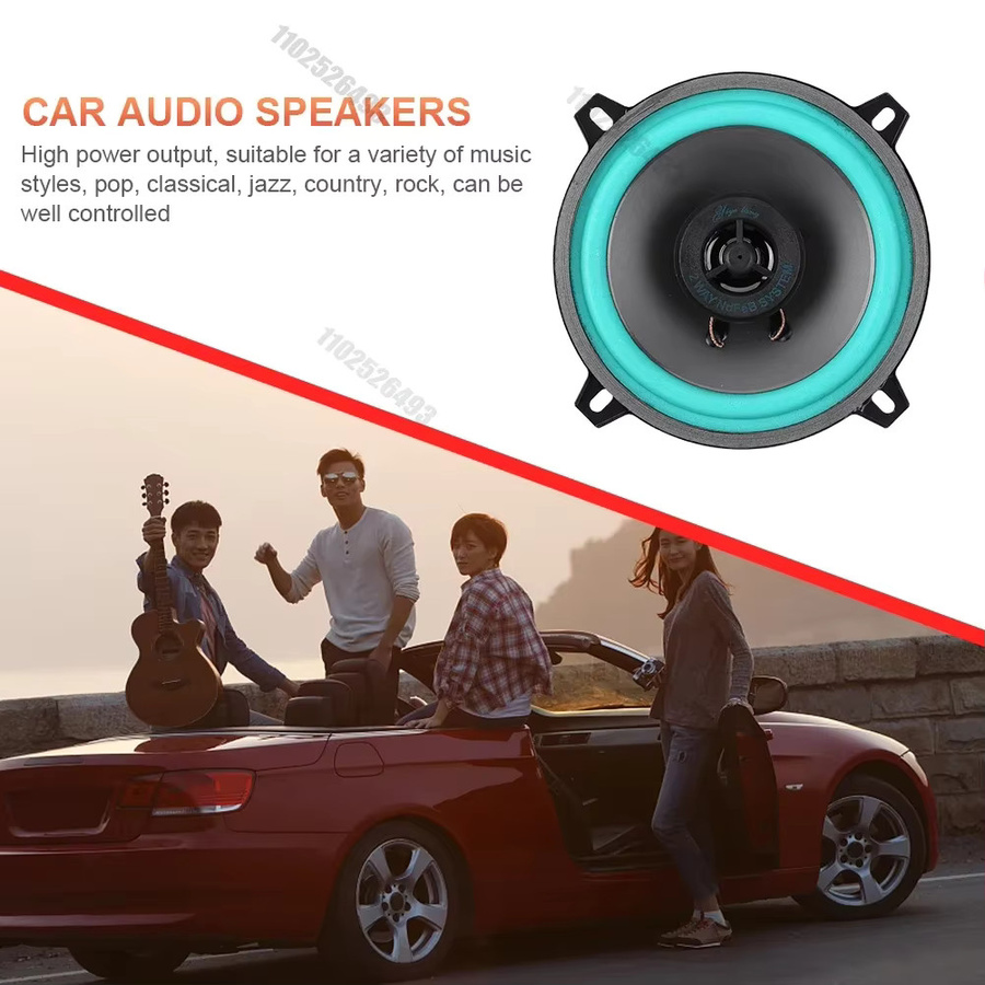 Universal HiFi Koaxial Subwoofer Auto Lautsprecher 160W max in Multicolour für 4/5/6 Zoll - Bild 5