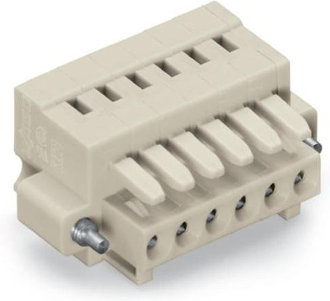 WAGO Buchsengehäuse-Kabel 734 Polzahl 11 in Beige mit 3,50 mm Rastermaß, 50 Stück - Bild 1