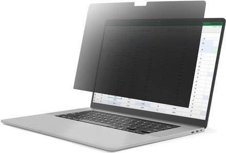 StarTech.com Blickschutzfilter für MacBook Pro 14 Zoll, Anti-Glare Privacy Screen mit 51% Blaulichtreduzierung und +/- 30 Grad Sichtwinkel, Reversibel Matt/Glänzend, Schwarz - Bild 1