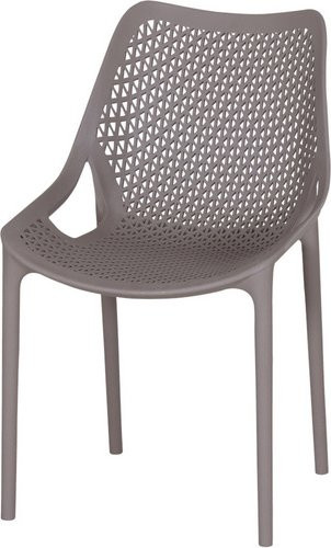 Siena Garden Stapelstuhl District mit Armlehnen in Taupe und Beige - Bild 1