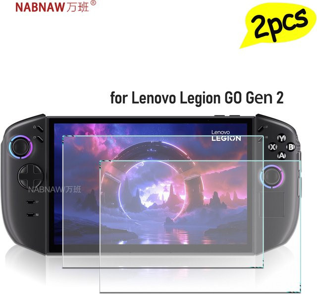 2-teiliger Displayschutz aus gehärtetem Glas für Lenovo Legion Go Gen 2, transparent, kratzfest - Bild 1