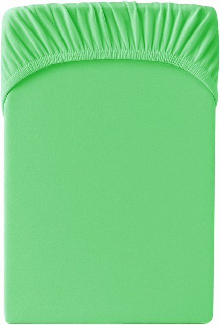 Hornisch HeimTex Spannbetttuch Edel-Jersey in Grün - Bild 1