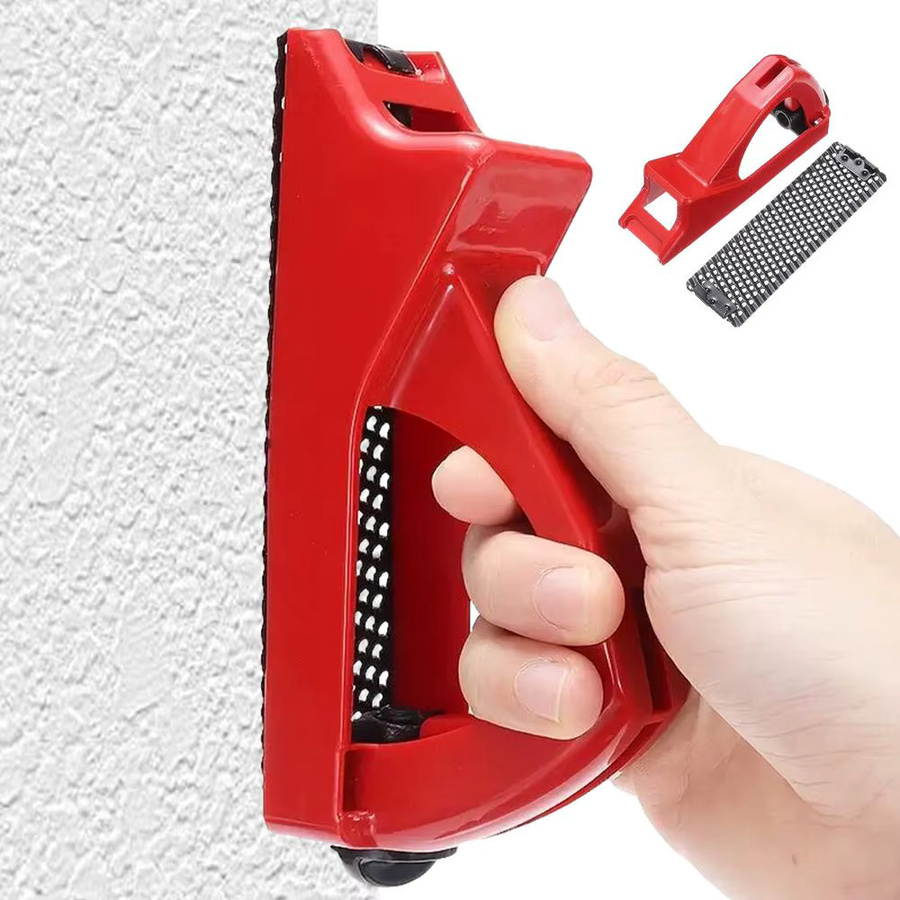 Ergonomische Gipskarton Raspel für Trockenbau und Holzbearbeitung in Rot - Bild 5