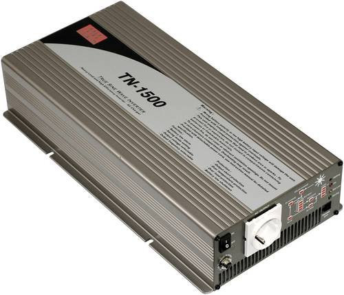 Mean Well Wechselrichter TN-1500-212B in Silber, 1500W, 12 V/DC zu 220 V/230 V/240 V - Bild 1