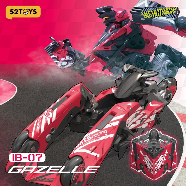 52TOYS Infinitybox IB-07 GAZELLE Deformationsroboter, Actionfigur - Bild 1