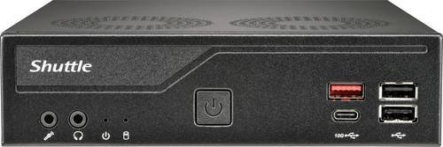 Shuttle Slim PC Barebone DH810 SFF Intel LGA1851 Schwarz mit 2x LAN, HDMI 2.1 und DP - Bild 1