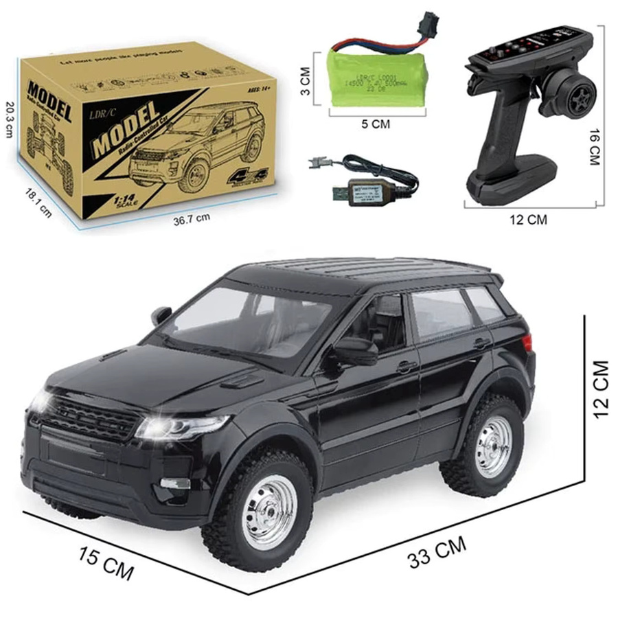 LDRC LD1299 4x4 RC Crawler Auto, 1:14, mit Licht System, ab 14 Jahren - Bild 3