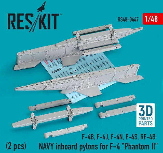 ResKit Models Navy Inboard Pylons for F-4 Phantom II, 2-teiliges Set - Bild 1
