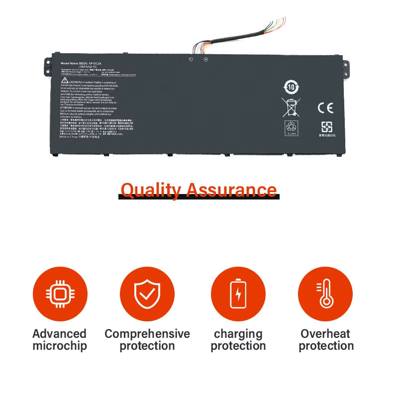 Acer Laptop-Akku AP18C8K AP18C4K in Schwarz für Acer Aspire 5 A515-43 und A515-44 - Bild 2